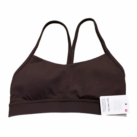 NWT Lululemon Flow Y Bra *Nulu A-C Cup (Sequoia) Size 4